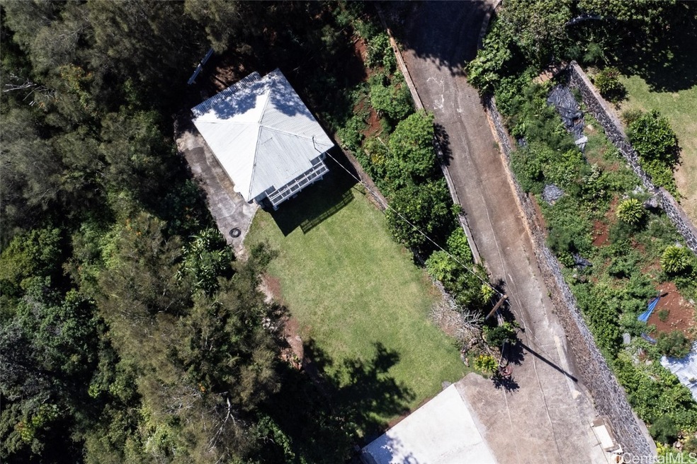 Aerila view of Cottage and property