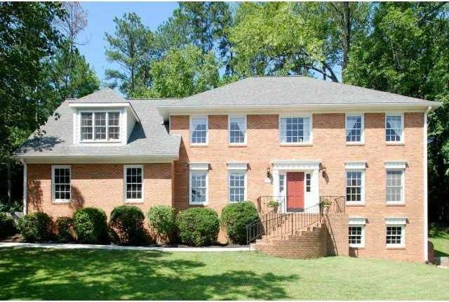 Facade/Exterior Front. Brick Traditional with beau