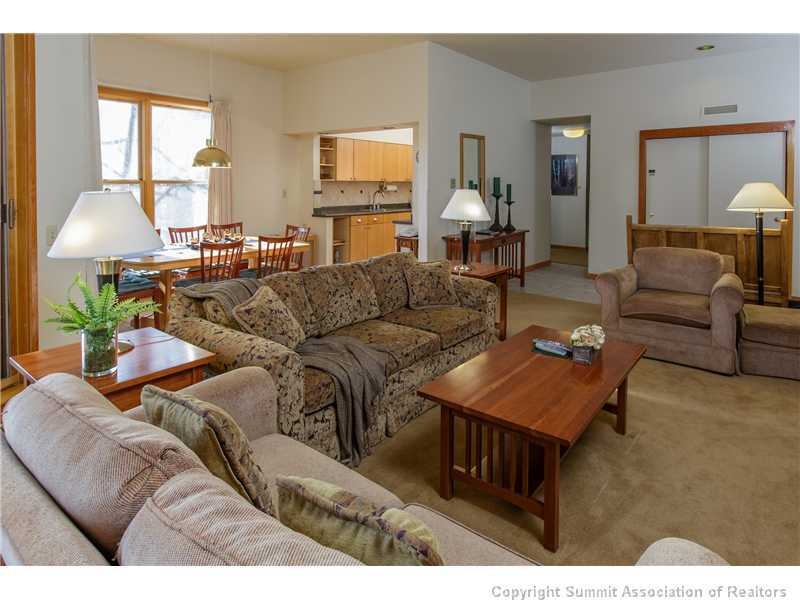Living Room. Open, sunny floor plan!