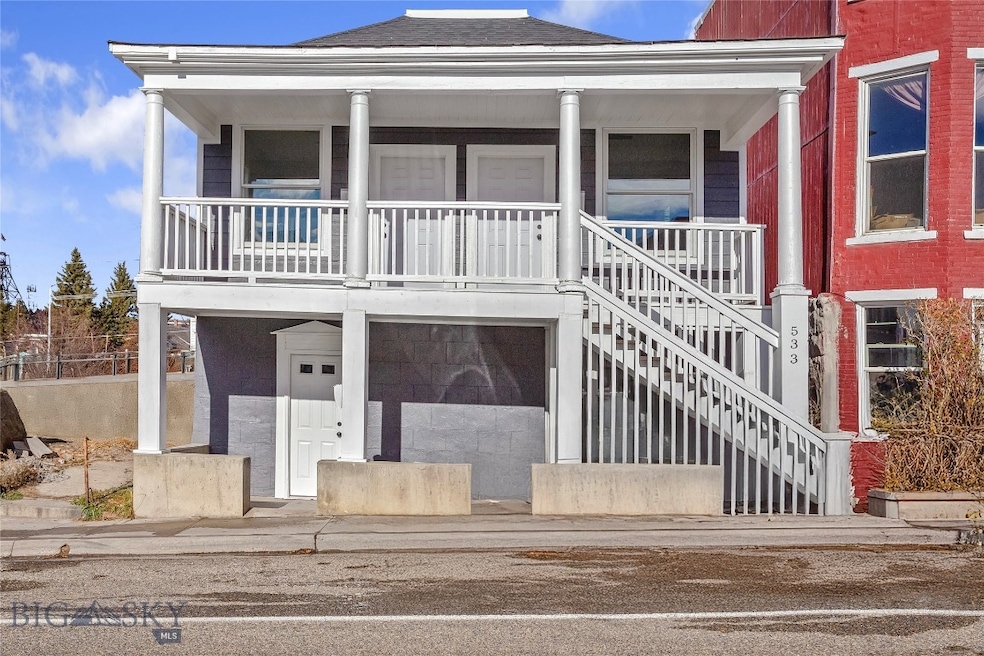 View of front of house featuring covered porch