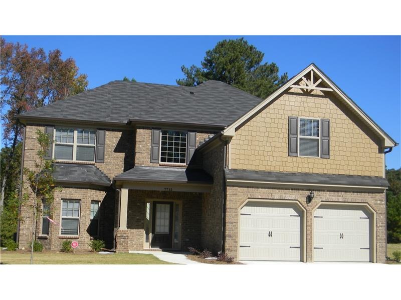 Brick front with shake accent