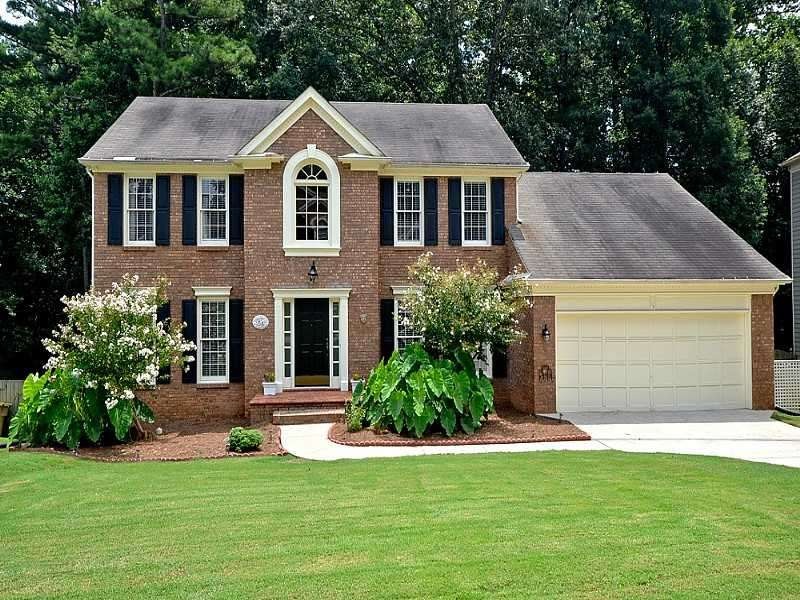 Exterior Front. Beautiful Brick Front traditional 