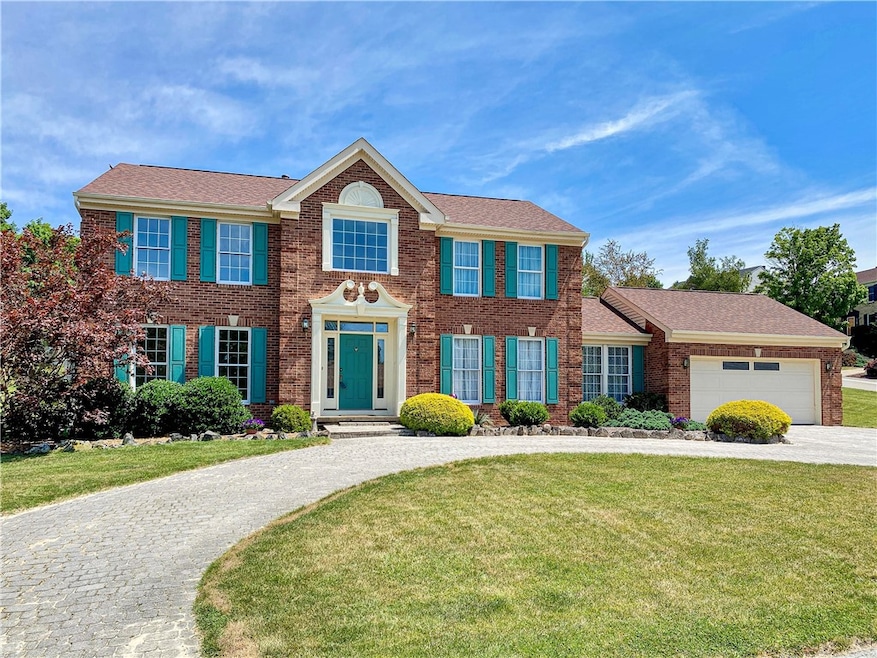 All brick home with 4 or 5 bedrooms and 3.5 baths!