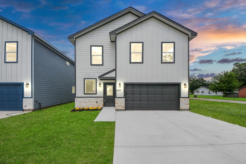 Welcome to 418 North 4th Street presented by Athelya Homes located in the heart of Beasley, TX! This beautifully designed home boasts stunning curb appeal with a spacious front yard and charming architectural details - (representation photo).