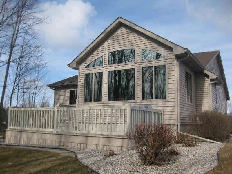 The back view with deck area!