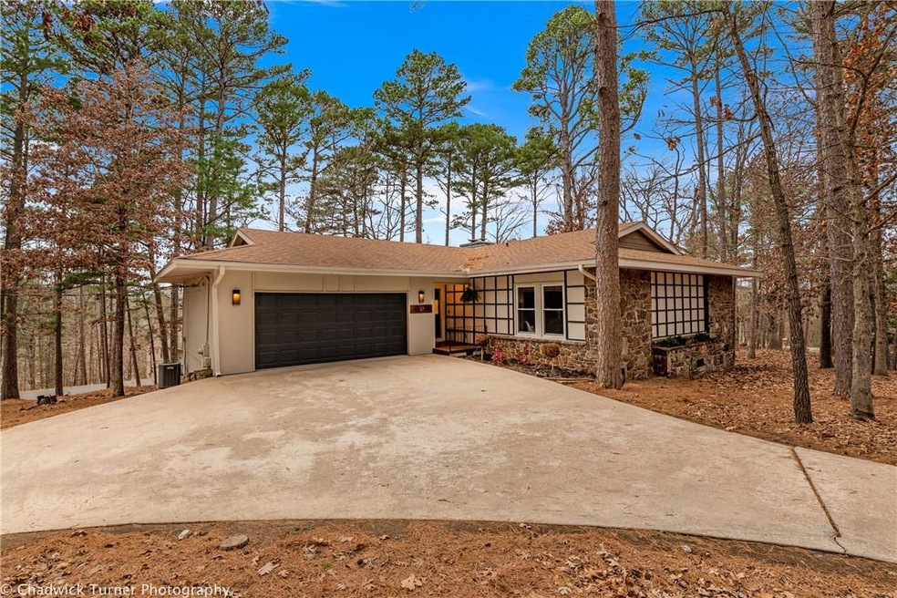 Corner lot with circle drive