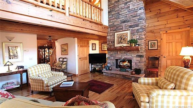 Warm inviting living room