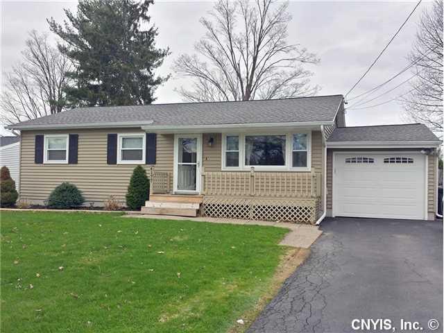 Exterior Front. No work here.  Newer vinyl siding,