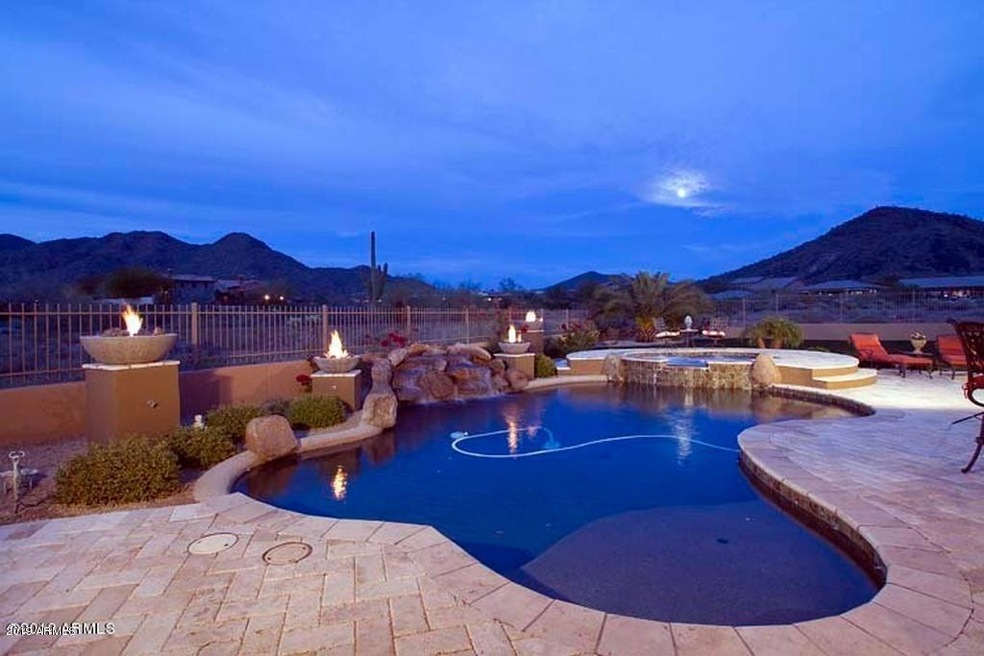 Pool View at night