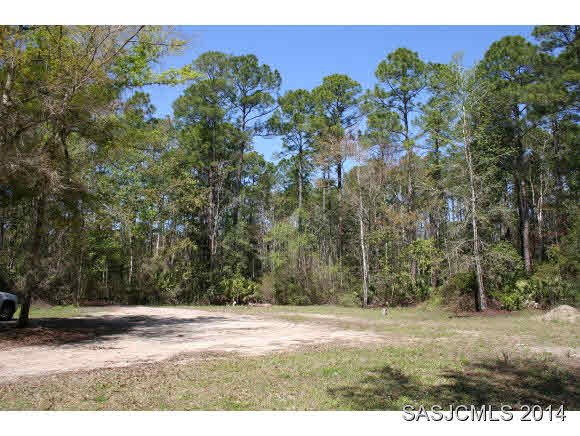 Part of lot is cleared