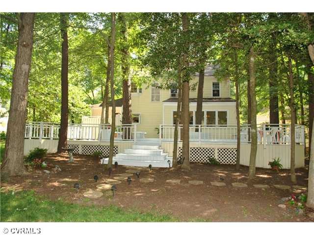 Exterior Back - Huge deck for entertaining or rela