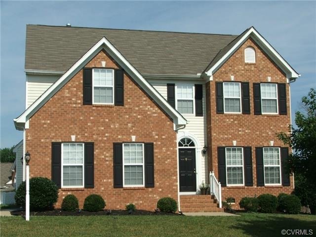 Beautiful two-Story, mostly brick front transition