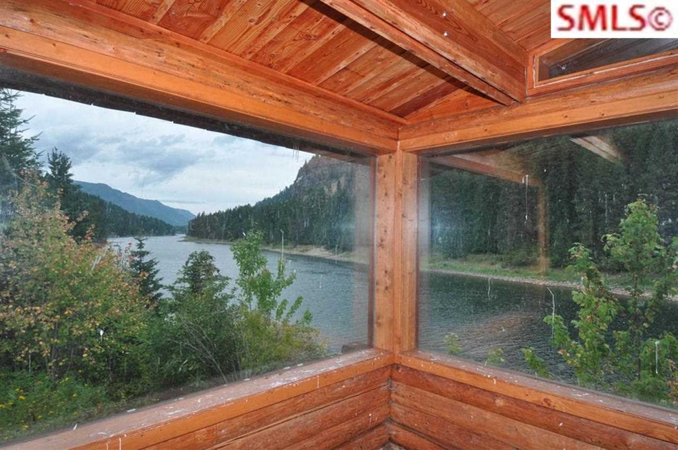 Beautiful views of the Clark Fork River from the l