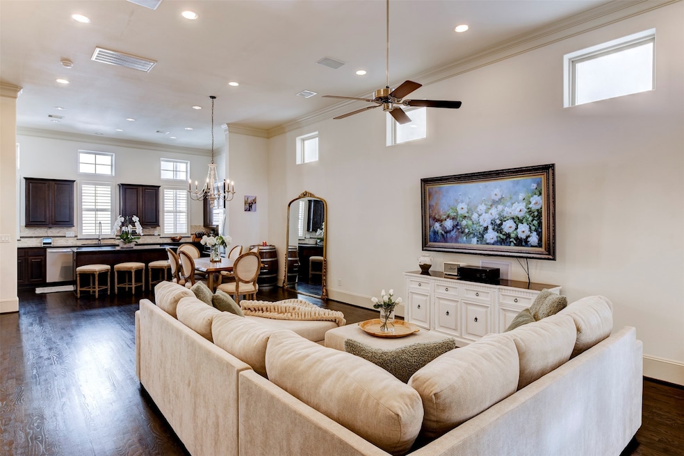 Stunning Heights townhouse with soaring ceilings a