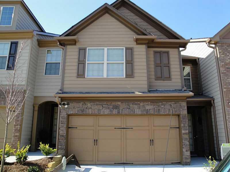 Exterior Front. Stock photo of existing home with 