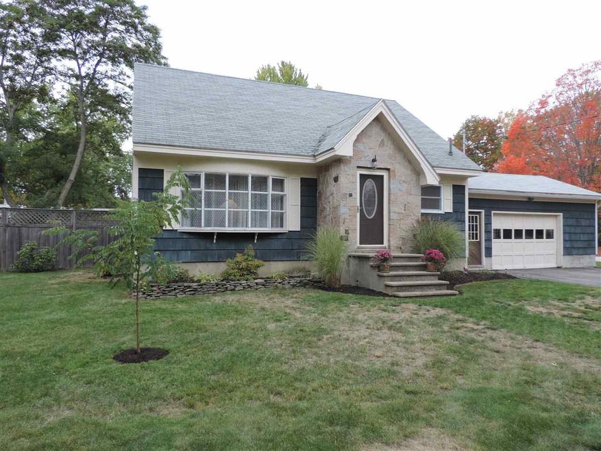 Stone front entrance