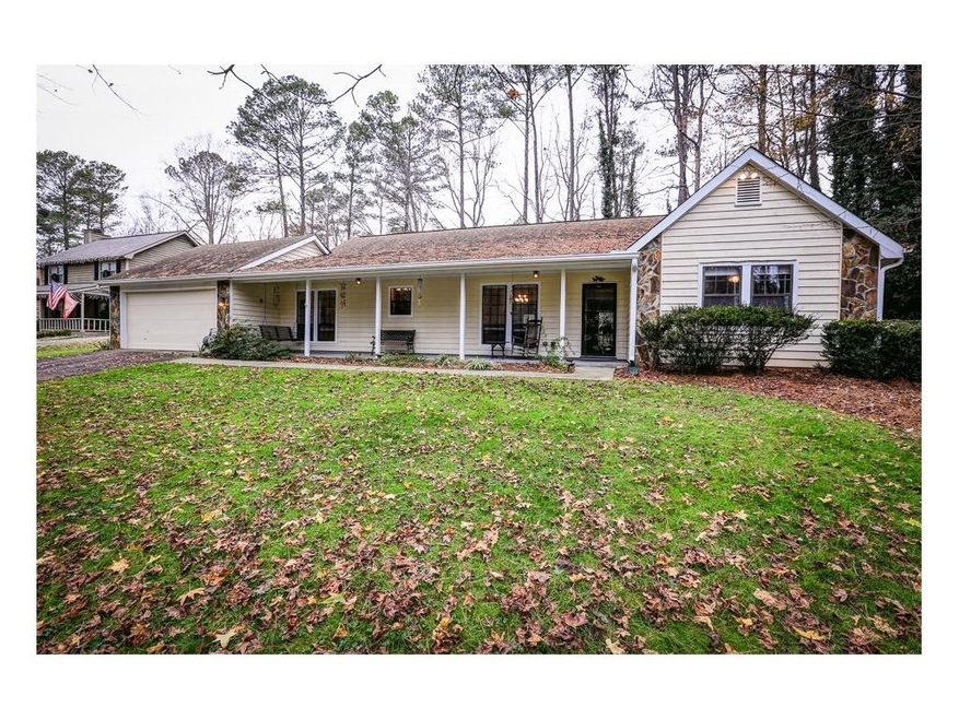 Front of home.  large front porch.  1 step entry! 