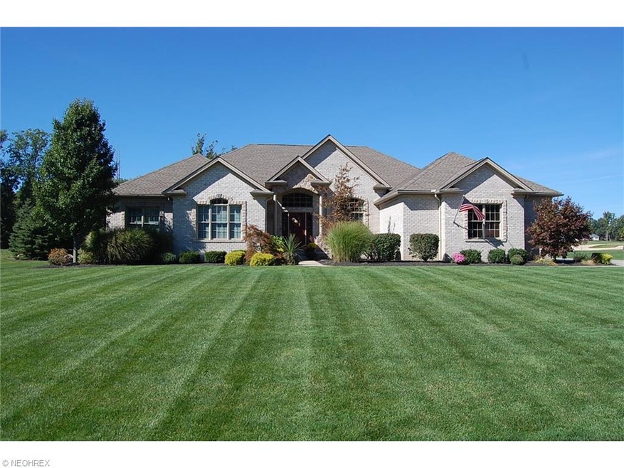 Custom built all brick and stone elegant ranch.