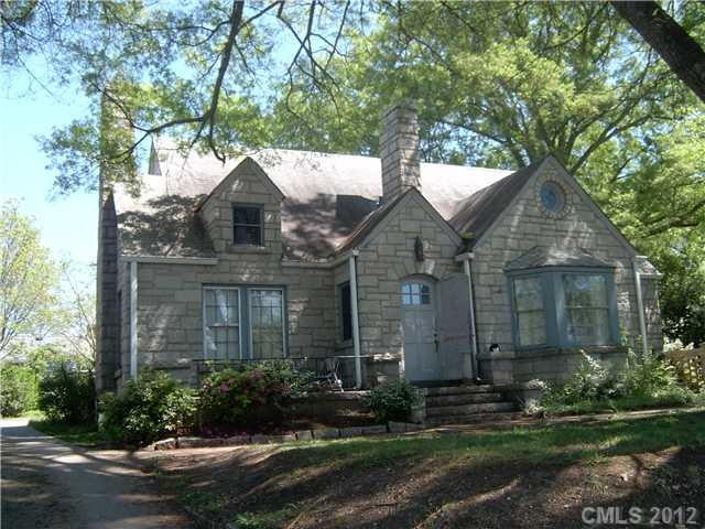 Exterior Front - Unique granite facade