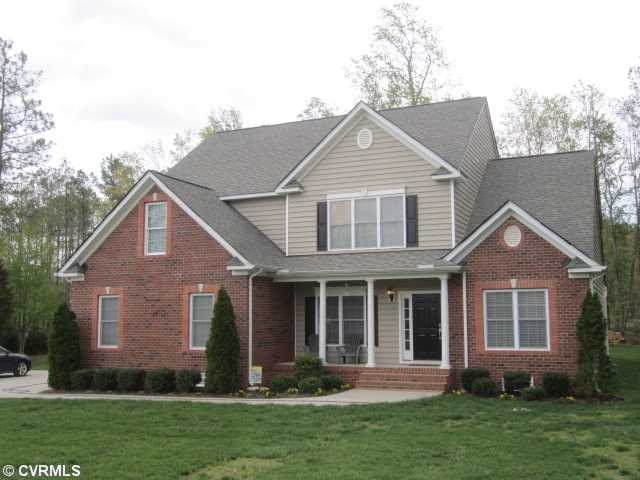 Exterior Front - 2 Story Brick/Vinyl Transitional 