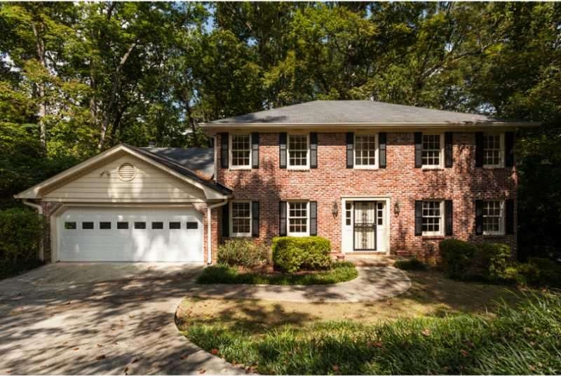 Exterior Front. Stately Brick Home is Move In Read