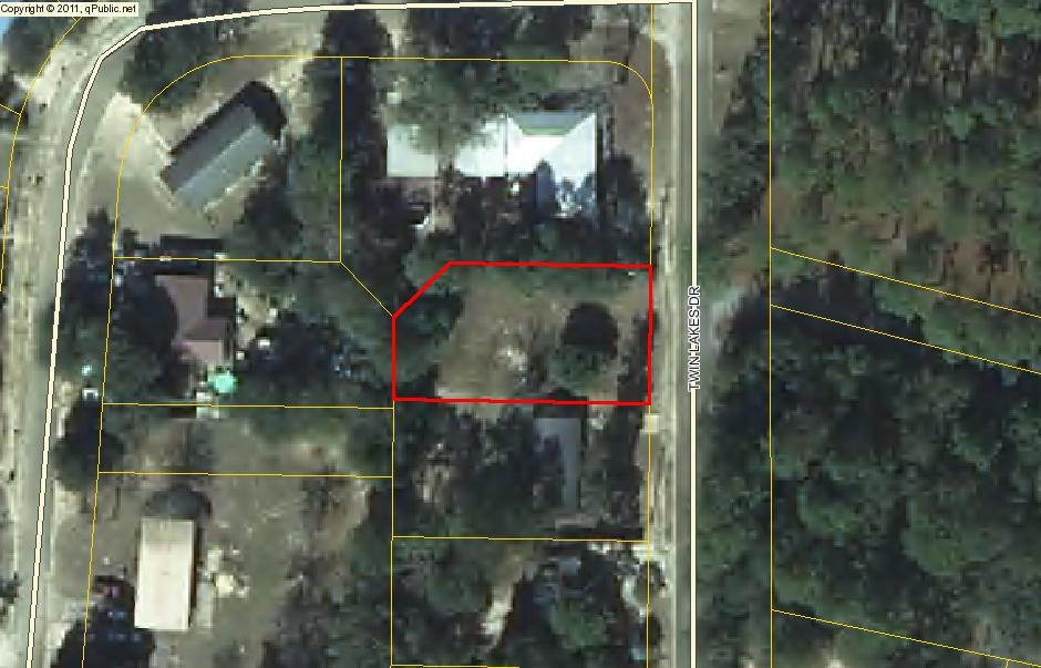aerial twin lakes lot