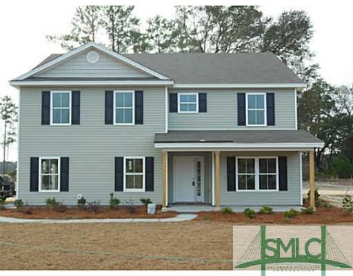 Exterior Front. Model photo of plan- not actual ho