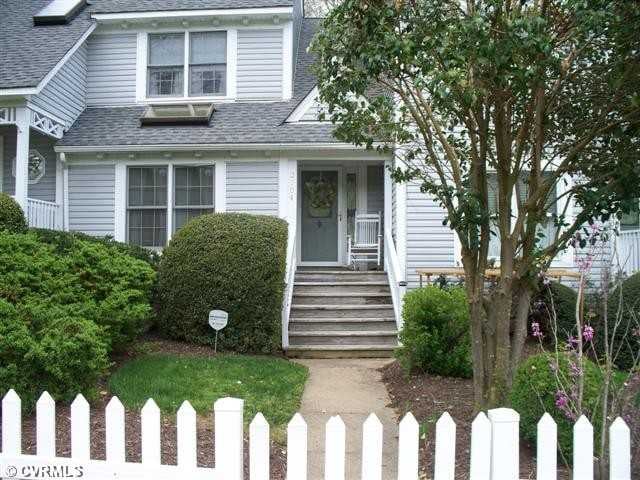 Exterior Front - Landscaped Front Lawn with White 