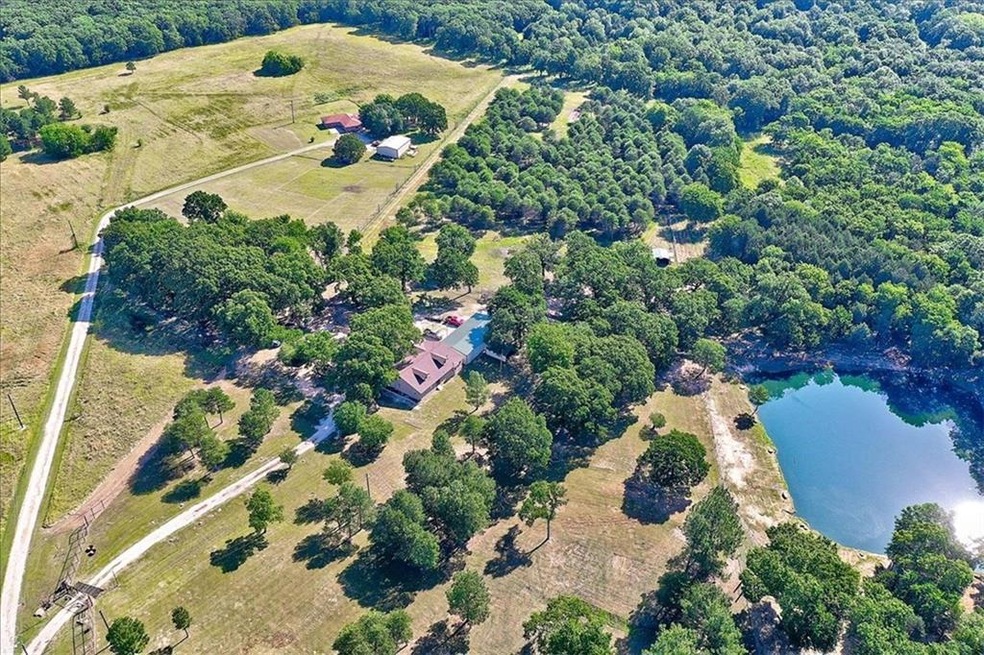 Aerial view of property.