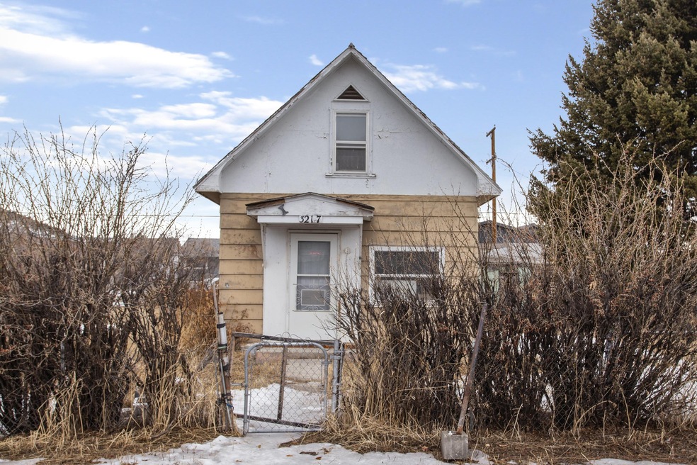 front of property