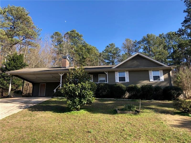 Ranch on the hill, sits on .44 acres with large fl