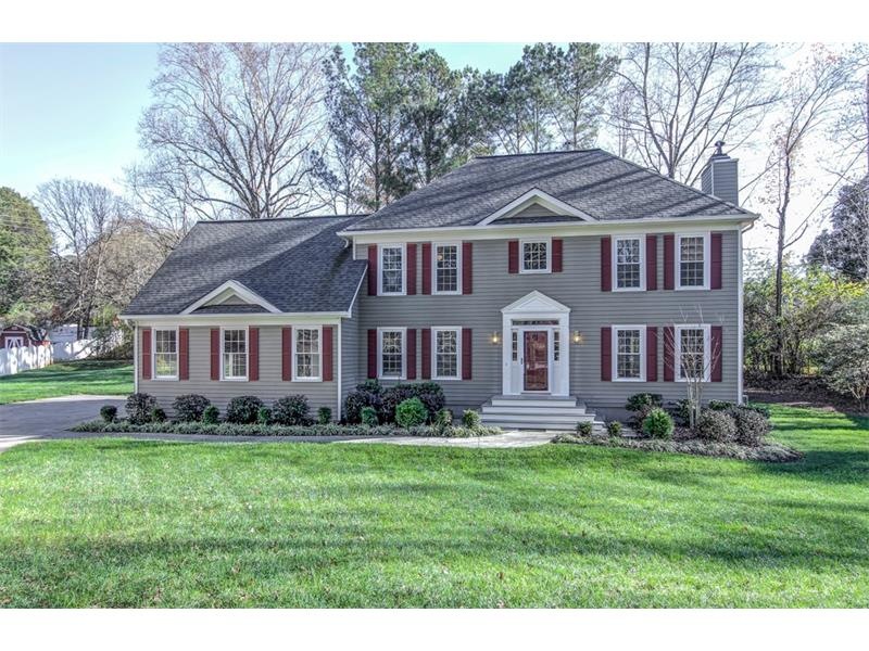 Gorgeous traditional home on cul de sac lot.