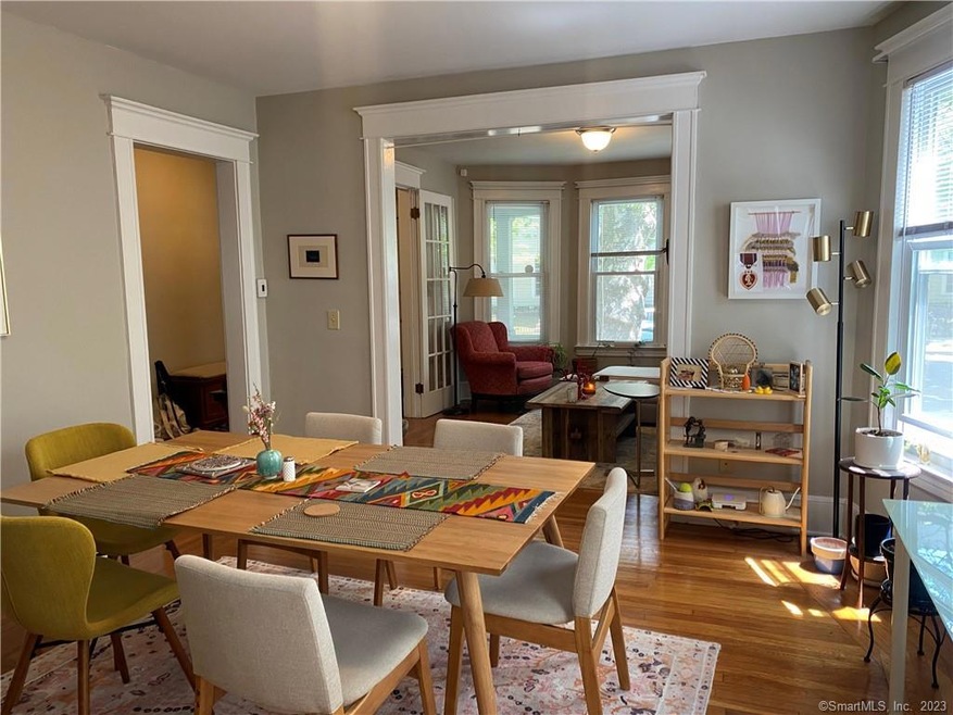 Dining room into living room
