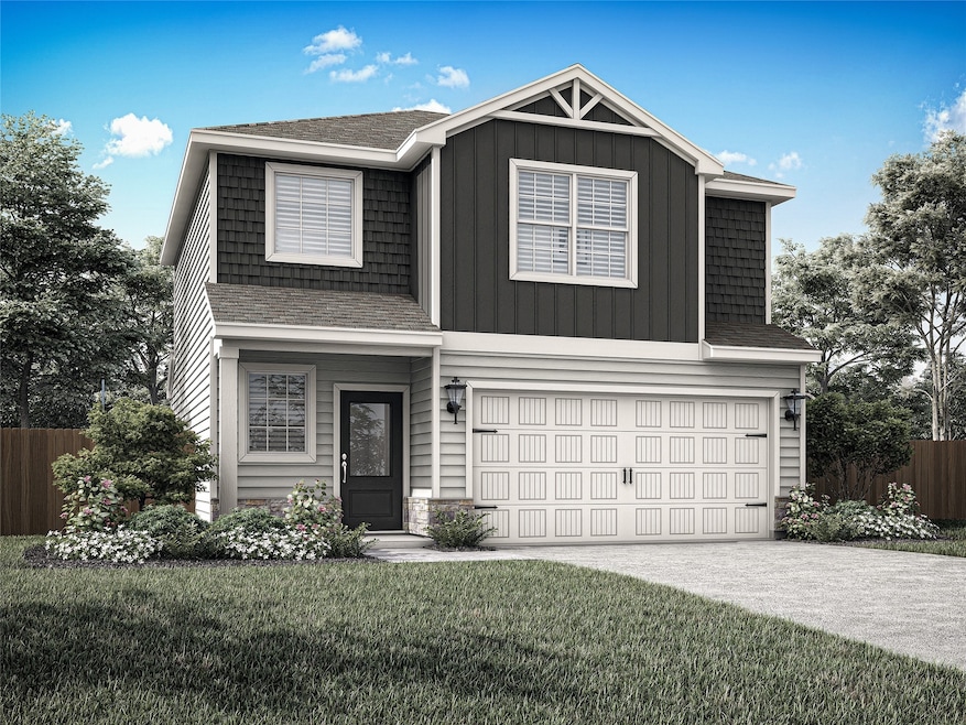 The Fairchild plan by LGI Homes. Completed example