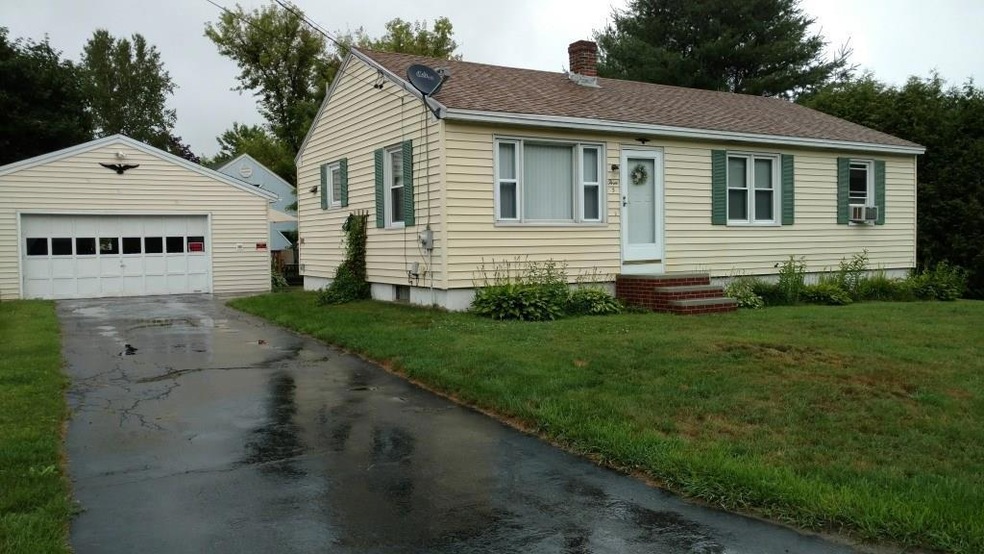 Home and driveway to garage.