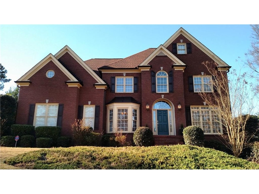 1155 Thistle Gate Path front View of 3-Sided Brick