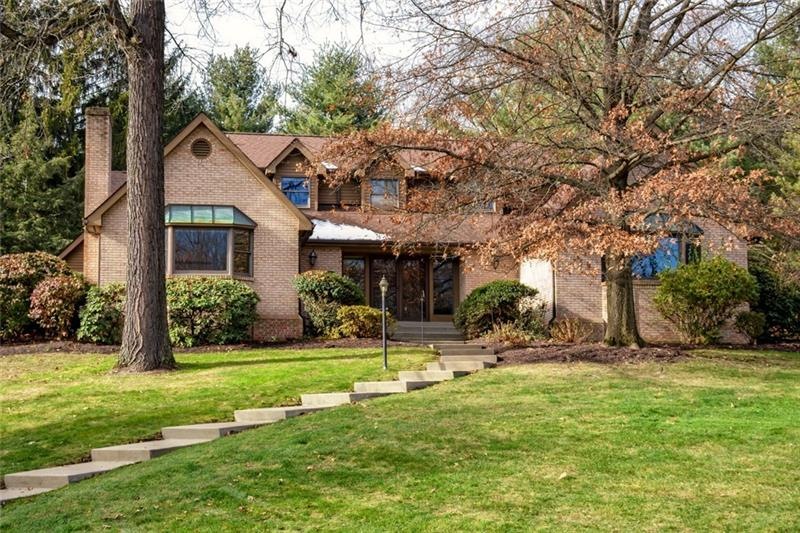 Front of home, corner lot