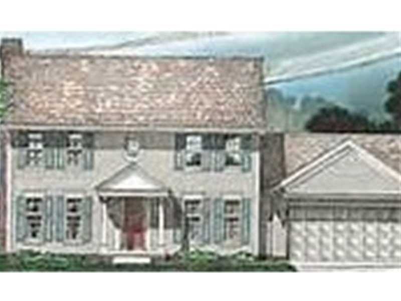 Exterior Front. House to be built similar garage d