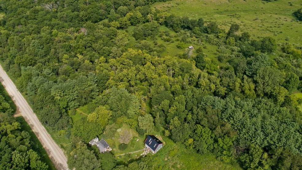 Aerial view of property with Abbe Hills Road in fo