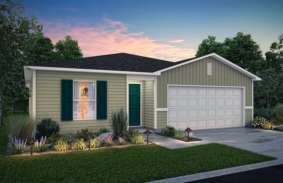 This photo is a model home photo or artist renderi
