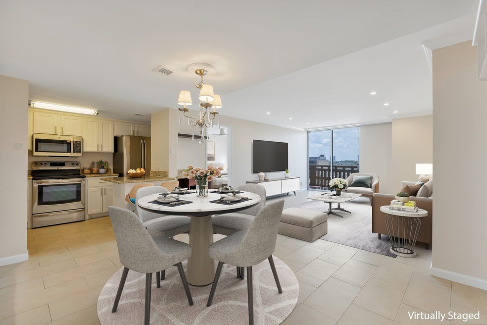 Living Room/Dining Room (Staged)