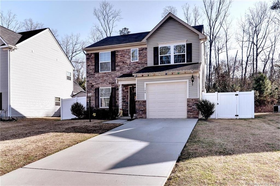 Your New Address is 108 Emma Rose Court!