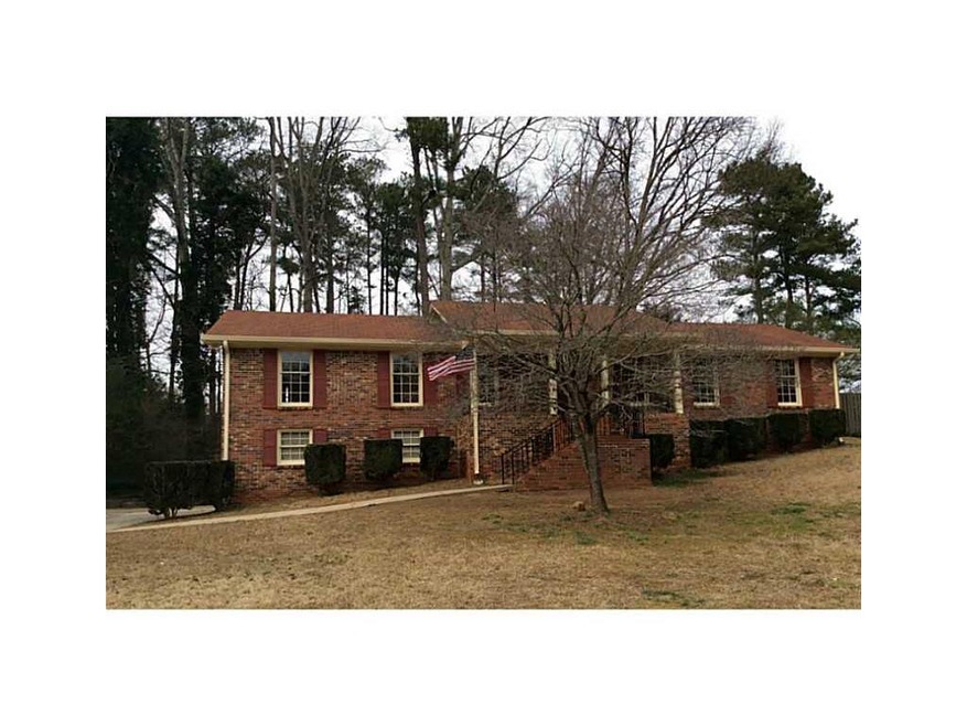Exterior Front. The home is set far back from the 