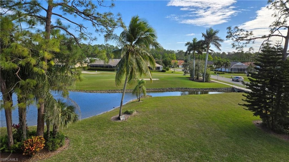 Golf course and lake view from private lanai with 