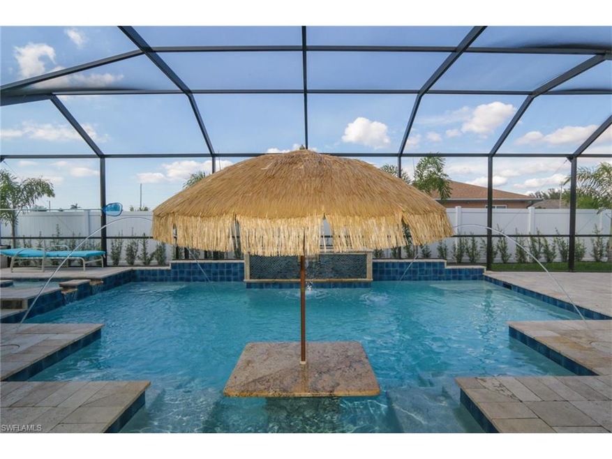 Relax in paradise by the fully automated salt water pool with attached spa and connecting river. Maintenance is a push of a button with the fully automated Hayward Omnilogic pool system featuring dual pumps,3 inch piping and separate acid and slat ch