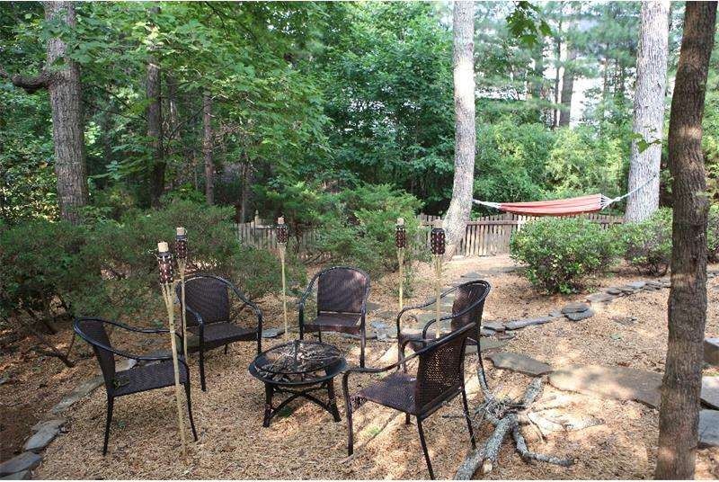 Escape on your own private, fenced backyard!
