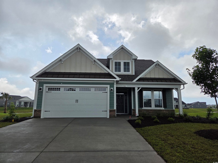 Craftsman-style house featuring board and batten s