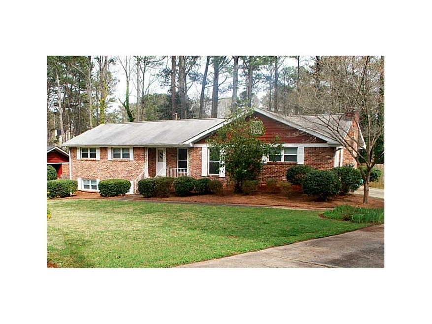 Exterior Front. 4 sides brick on spacious lot!