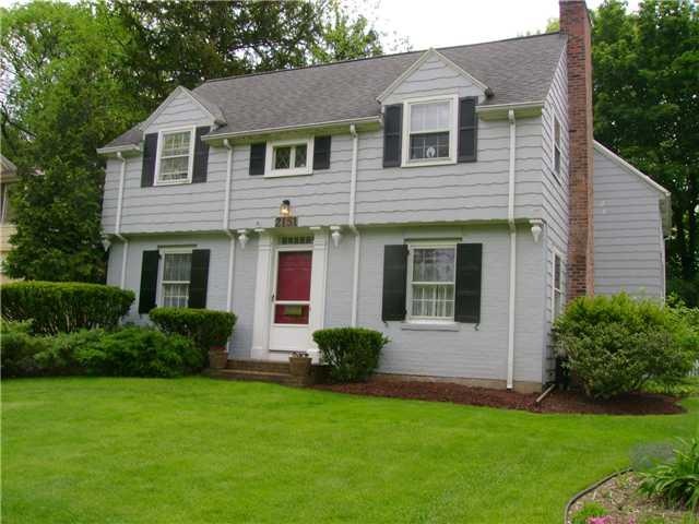 Exterior Front Set back from Westfall Road on a la