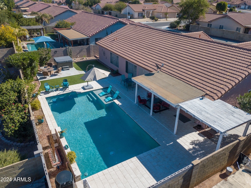 1808 E Darrel Rd drone view